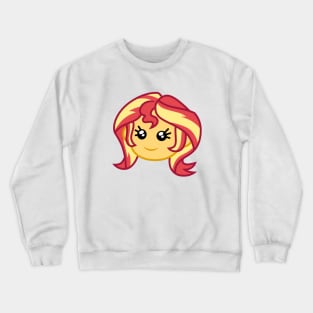 Emoji Sunset Shimmer Crewneck Sweatshirt